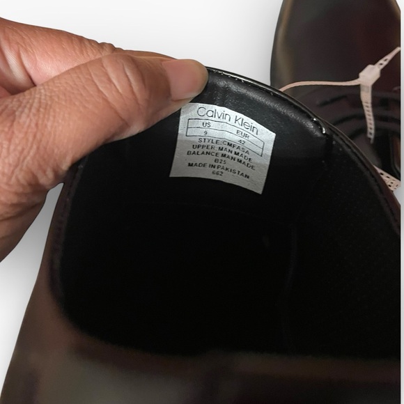 Calvin Klein Black Men's Dress Shoes - Picture 3 of 5